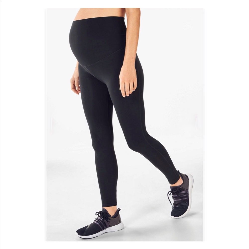 Fabletics Pure Luxe Maternity Leggings Black XXS